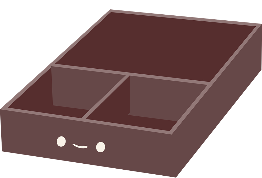 Exemple de Bento composé de riz, légumes, œufs et viande